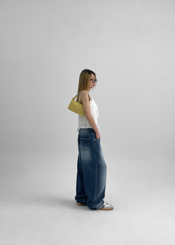 韓国発!【BLACKUP】Rumkin Washing Wide denim pants 韓国発!【BLACKUP】Rumkin Washing Wide denim pants (BLACKUP