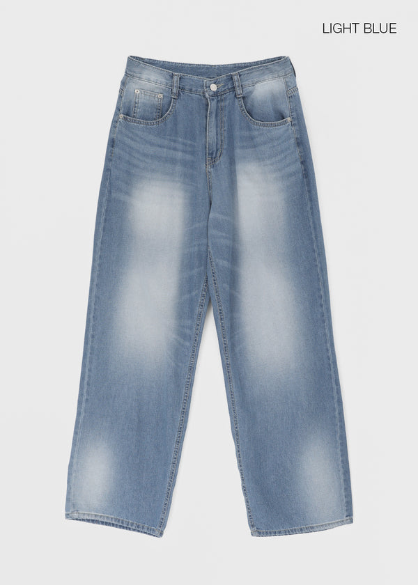 デニム・ジーパン [NEVY] VERIA Summer Washing Denim Pants NEVY] VERIA Summer Washing Denim Pants