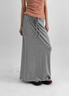 Romaeking Cotton Banding Long Skirt