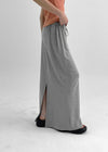 Romaeking Cotton Banding Long Skirt