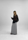 Roomtonut Printed Ribbed Sleeveless Top
