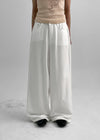 Carto Summer Wide Cotton Pants