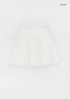 Toelun Chiffon Back Banding Mini Skirt Pants