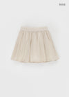 Toelun Chiffon Back Banding Mini Skirt Pants