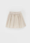 Toelun Chiffon Back Banding Mini Skirt Pants