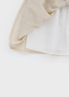 Toelun Chiffon Back Banding Mini Skirt Pants
