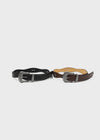 Kongten Leather Stud Western Belt