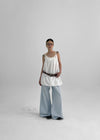 Mangcot Sleeveless Balloon Layered Mini Dress