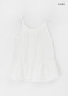 Mangcot Sleeveless Balloon Layered Mini Dress