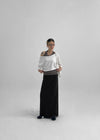 Romaeking Cotton Banding Long Skirt