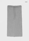 Romaeking Cotton Banding Long Skirt