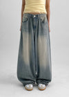 Tikercie Summer Wide Denim Pants