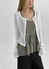 Kangsol Tiered Loose Fit Halter Sleeveless Top