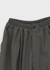 Fraying Banding Balloon Nylon Pants