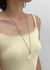 Scomm Shell Pendant Drop Cord Necklace