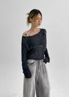 Mikase Boat Neck Summer Knit
