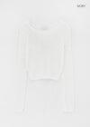 Mikase Boat Neck Summer Knit