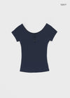 Comult Henley Neck Short Sleeve T-shirt