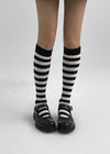 Ketchon Stripe Knee Socks