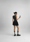 Webut Nylon Balloon Mini Skirt Pants
