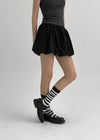 Webut Nylon Balloon Mini Skirt Pants
