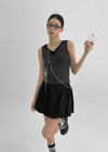 Webut Nylon Balloon Mini Skirt Pants