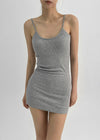 Tutyo Backless Sleeveless Mini Dress (Built-in Cap)