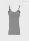 Tutyo Backless Sleeveless Mini Dress (Built-in Cap)