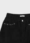 Torrit Eyelet Wide Cotton Pants