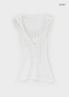 Elenne Two-Way Hooded Sleeveless Top