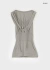 Elenne Two-Way Hooded Sleeveless Top