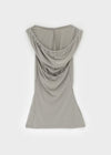 Elenne Two-Way Hooded Sleeveless Top