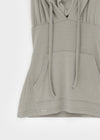 Elenne Two-Way Hooded Sleeveless Top