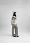 Raot Linen Loose Fit Knit Long Sleeve Tee