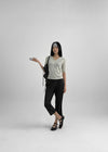 Polzek Basic Hooded Short Sleeve Tee