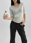 Polzek Basic Hooded Short Sleeve Tee