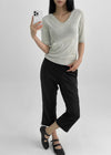 Polzek Basic Hooded Short Sleeve Tee