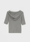 Polzek Basic Hooded Short Sleeve Tee