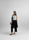 Roperjean Ribbed Square Neck Sleeveless Top