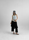 Roperjean Ribbed Square Neck Sleeveless Top
