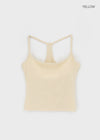 Roperjean Ribbed Square Neck Sleeveless Top