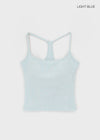 Roperjean Ribbed Square Neck Sleeveless Top