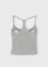 Roperjean Ribbed Square Neck Sleeveless Top