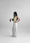 Roperjean Ribbed Square Neck Sleeveless Top
