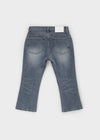 Chongnut Washed Denim Capri Pants