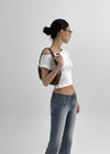 Kuern Boatneck Crop Short Sleeve T-shirt
