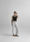 Toent Slim Halter Sleeveless Top