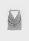 Toent Slim Halter Sleeveless Top