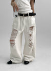 [MADE] Koity Distressed Cotton Banding Pants