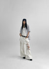 (UNISEX) Mochobi Oversized Check Short Sleeve Shirt